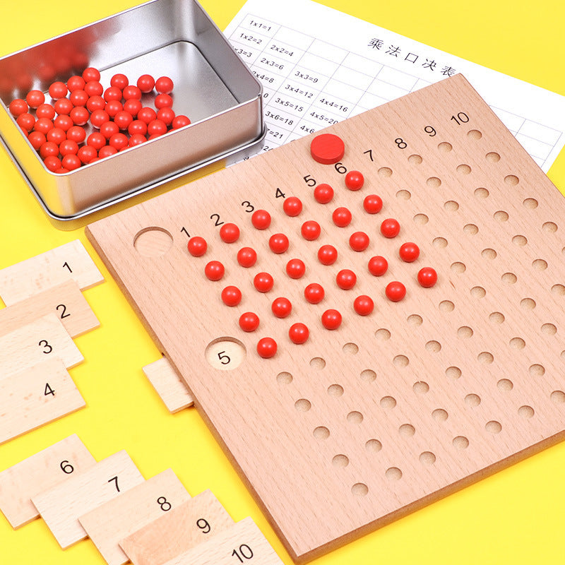 “Material Didáctico Montessori de Matemáticas para la Educación Temprana de los Niños”