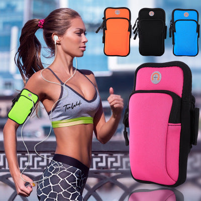 Bolsos de mano y brazaletes para correr, deportes y fitness